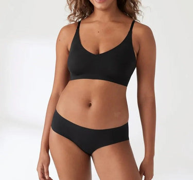 Ava Soft Seamless Bra - Black